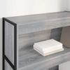 vidaXL Bücherregal Graues Sonoma 80 x 30 x 121 cm Holzwerkstoff 886417 Bild 4
