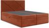 AX LIVING Boxspringbett 200x200 Bratton Amber Samt Bettkasten Topper Bild 3