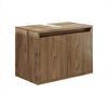 Roomart Waschbeckenunterschrank 65 cm stilvoll hängend, Soft-Close, Siphonausschnitt, 4 Farben, Bad (Waschbeckenunterschrank ohne Waschbecken) 35 cm Tiefe, Soft-Close, Wandmontage, 4 Farben Bild 4