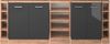 Küchenschrank für Dachschrägen R-Line Anthrazit Hochglanz 210 cm 5er Set Vicco Bild 4