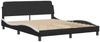 vidaXL Bett "Viana" mit Matratze Schwarz und Weiß 160x200 cm Kunstleder 3208808 Bild 4