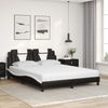 vidaXL Bett "Viana" mit Matratze Schwarz und Weiß 160x200 cm Kunstleder 3208808 Bild 3