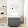 vidaXL Bettrahmen mit Matratze Dunkelgrau 90 x 190 cm Stoff 3399153 Bild 3