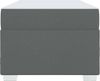 vidaXL Bettrahmen mit Matratze Dunkelgrau 90 x 190 cm Stoff 3399153 Bild 5