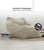 mokebo Sitzsack Sessel aus Cord 'Der Lümmel', XXL Sitzsack, Cord Sessel oder Sitz Sessel für Wohnzimmer und Wintergarten, auch als Riesensitzsack in 95 x 75 x 60 (BxHxT in cm) in Beige Bild 2