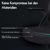 Ergonomischer Bürostuhl mit Lordosenstütze, neigbar, Armlehnen, Schwarz Bild 4