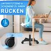 Rollhocker Weiß Arbeitshocker Drehhocker Kosmetikhocker Bild 4
