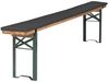 TexDeko Bankauflage Bierbankauflagen-Set mit Tischdecke 100x250cm (universal) 3TLG Set, (Set, 2x Auflage + 1x Tischdecke), blickdicht & waschbar Bild 3