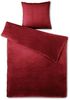aqua-textil Bettwäsche Feelwell Bettgarnitur Thermo Fleece Flausch 135x200 cm bordeaux, Coral-Fleece, Mikrofaser, 2 teilig Bild 5