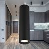 LED Deckenspot Aufbauleuchte Aufputz schlank schwarz GU10 Ø 5,5 cm Höhe 20cm Bild 2