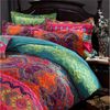 Zaewry Bettwäsche Bohemian Bettwäsche 135x200 cm 2-teiliges Set Renforce, 2 teilig, Reißverschluss Vintage Bettbezug und 1 Kissenbezug 51x76 cm Bild 3