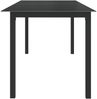 vidaXL 9-tlg. Garten-Essgruppe Aluminium Anthrazit 3070641 Bild 4