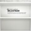 bümö flexi Aktenschrank klein mit 2 Schubladen & 1 Regalfach in Weiß/Eiche, Büroschrank mit werkzeuglosem Schnellmontage-Klicksysten in modularer Bauweise, FW28S2KG-W-E-BS Bild 3