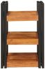 vidaXL Nachttisch 2 pcs Braun und Schwarz Massivholz Akazie 4016735 Bild 5