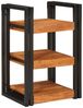 vidaXL Nachttisch 2 pcs Braun und Schwarz Massivholz Akazie 4016735 Bild 4