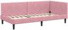 vidaXL Eckbettgestell mit Kopfteil Rosa 100 cm x 200 cm Samt 42016239 Bild 4