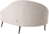 Beliani 'VALREAS' Chaiselongue, Stoff taupe, Linksseitig Bild 5