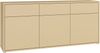 FORTE Sideboard Alice Springs, Sideboard, Breite 184,2 cm, viel Stauraum, Schubkästen mit Vollauszug, Push to open, grifflos Bild 2
