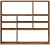 vidaXL Wandregal Altholz-Optik 90x16x78 cm Holzwerkstoff 856069 Bild 4