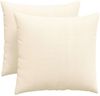 vidaXL Sofakissen 2 Stück Creme 50 x 50 cm Cordstoff 42013991 Bild 2