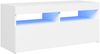 vidaXL TV-Schrank mit LED-Leuchten Weiß 90x35x40 cm 804382 Bild 2