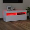 vidaXL TV-Schrank mit LED-Leuchten Weiß 90x35x40 cm 804382 Bild 5