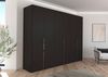 rauch Drehtürenschrank Kleiderschrank Schrank Garderobe Wäscheschrank BESTSELLER MONTCLAR (3 Ausstattungen BASIC/CLASSIC/PREMIUM (SOFT-CLOSE), Breiten 201-400 cm) Front in Glas/Hochglanz/Dekor/Grauspiegel in 5 Breiten MADE IN GERMANY Bild 2