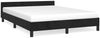 vidaXL Bettgestell ohne Matratze Schwarz 140x190 cm Samt 347569 Bild 2