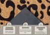 HANSE Home Fußmatte Mix Mats Kokos Leopard Look, Türmatte, rechteckig, Höhe: 15 mm, Kokos, Schmutzfangmatte, Outdoor, Rutschfest, Innen, Kokosmatte, Flur Bild 3
