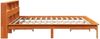 vidaXL Massivholzbett ohne Matratze Wachsbraun 180x200 Kiefernholz 3309730 Bild 5