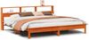vidaXL Massivholzbett ohne Matratze Wachsbraun 180x200 Kiefernholz 3309730 Bild 2