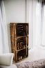 Obstkisten Weinkisten Kisten Holz shabby Vintage Geflammt 50 x 40 x 30cm 3 X Bild 5