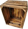 Obstkisten Weinkisten Kisten Holz shabby Vintage Geflammt 50 x 40 x 30cm 3 X Bild 4