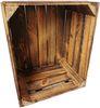 Obstkisten Weinkisten Kisten Holz shabby Vintage Geflammt 50 x 40 x 30cm 3 X Bild 2