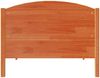 vidaXL Massivholzbett ohne Matratze Wachsbraun 75x190 cm Kiefernholz 3306992 Bild 4