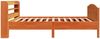 vidaXL Massivholzbett ohne Matratze Wachsbraun 75x190 cm Kiefernholz 3306992 Bild 5