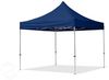 3x3 m Faltpavillon, ECONOMY Alu 32mm, Seitenteile mit Panoramafenster, blau Bild 2