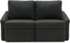 DOMO. collection Sofa Relax Box, 2-Sitzer Couch mit Boxspringfederung und Schlaffunktion, 2er Schlafsofa, Polstergarnitur 168 x 96 x 86 cm (BxTxH), dunkelgrau Bild 2