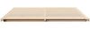 vidaXL Bettrahmen Braun 180 x 220 cm Massives Kiefernholz 873136 Bild 5