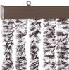 vidaXL Fliegenvorhang Braun und Beige 100x200 cm Chenille 377373 Bild 4