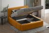 Polsterbett ROLF-OM 180x200 mit Bettkasten und Lattenrost. Farbe: VELUTTO 8 Bild 2