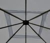 Ersatzbezug für Dach Pergola Pavillon Cadiz 4x4m ~ hellgrau Bild 3