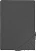 Biberna Jersey-Spannbetttuch, 100 % Baumwolle, Titanium, 1x 180x200 cm - 200x200 cm Bild 5