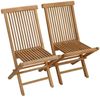 Teak Klappstuhl Alessandria (2 Stück) ohne Auflage - Lehne: 110cm Bild 5