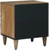 vidaXL Nachttisch Braun 40 x 33,5 x 46 cm Massivholz Mango 4018328 Bild 5