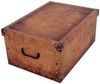 Kreher Aufbewahrungsbox Dekokarton - Motiv: Leder Hellbraun Bild 4