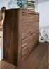 Kommode Sheesham 100x37x111 smoked cherry gebeizt TORONTO #138 Bild 3