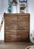 Kommode Sheesham 100x37x111 smoked cherry gebeizt TORONTO #138 Bild 2