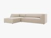 Micadoni 4-Sitzer Modular Sofa Ruby Links Samt Salvador Beige Bild 2