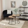 Kaffeetische-Set BASILE, Tischplatten aus Holz Bild 3